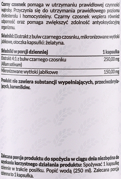 Suplement diety Czarny czosnek - Pharmovit Classic — Zdjęcie N2