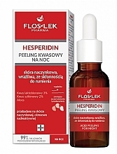 Peeling kwasowy do twarzy na noc - Floslek Hesperidin Acid Peeling For Night — Zdjęcie N1