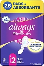 Podpaski higieniczne, rozmiar 2, 26 sztuk - Always Platinum Protection +Extra Comfort Super — Zdjęcie N3