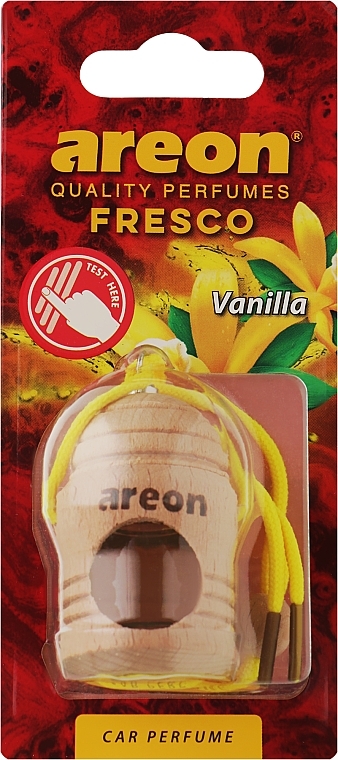 Odświeżacz powietrza do samochodu Wanilia - Areon Fresco Vanilla — Zdjęcie N1