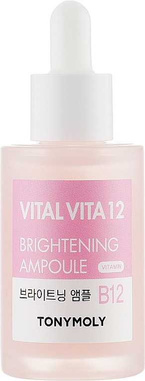 Rozjaśniająca esencja w ampułce z witaminą B12 i peptydami - Tony Moly Vital Vita 12 Brightening Ampoule B12 — Zdjęcie N1