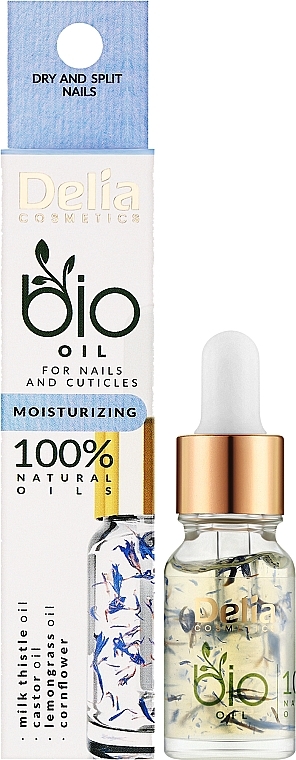 Nawilżający olejek do paznokci i skórek - Delia Cosmetics Bio Nail Oil — Zdjęcie N2