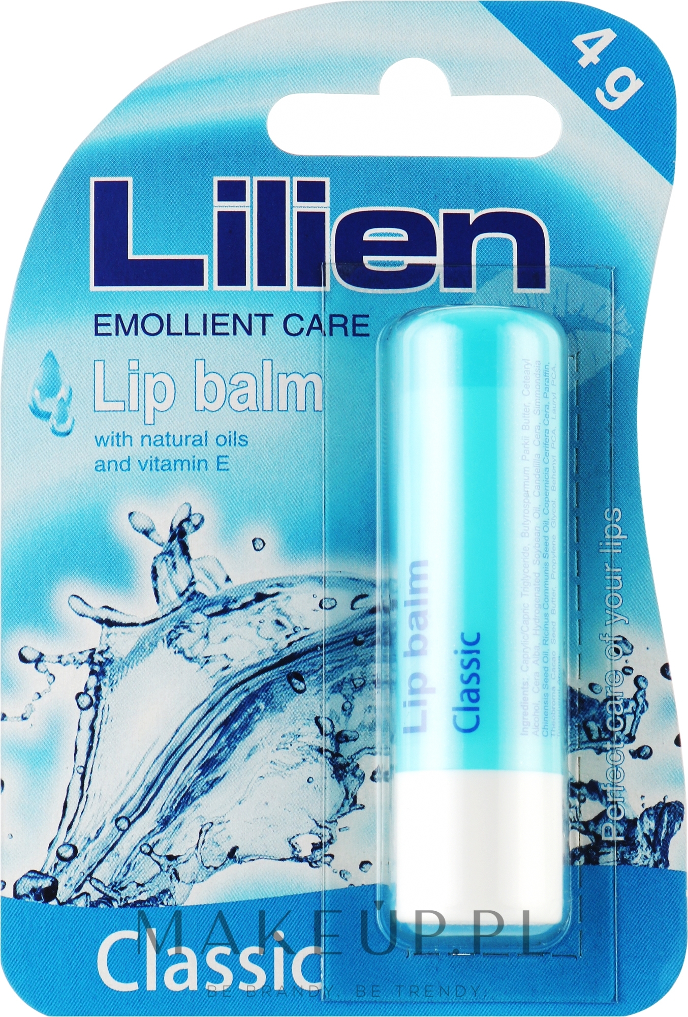 Balsam do ust z naturalnymi olejkami i witaminą E - Lilien Lip Balm Classic — Zdjęcie 4 g