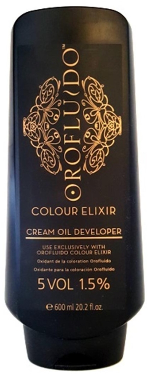 Kremowy olejkowy aktywator - Orofluido Colour Elixir Cream Oil Developer 5 vol. 1.5% — Zdjęcie N1