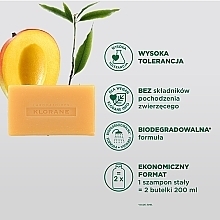 Szampon w kostce do włosów suchych z ekstraktem z aloesu - Klorane Mango Solid Shampoo Bar — Zdjęcie N5