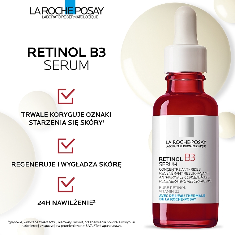 Przeciwzmarszczkowe serum regenerujące z retinolem - La Roche-Posay Retinol B3 Pure Retinol Serum — Zdjęcie N2