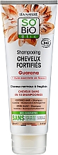 Wzmacniający szampon do włosów z guaraną - So'Bio Etic Shampoo With Guarana & Niaouli Oil — фото N1