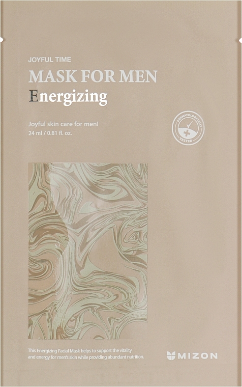 Energetyzująca maska do twarzy dla mężczyzn - Mizon Joyful Time Mask For Men Energizing — Zdjęcie N1