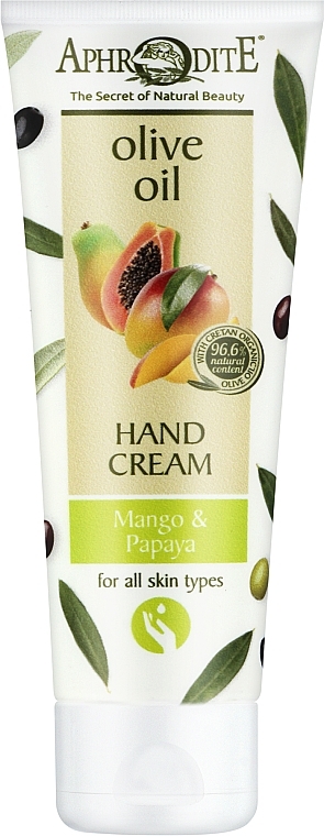 Krem do rąk z ekstraktem z mango i papai - Aphrodite Mango and Papaya Hand Cream — Zdjęcie N1