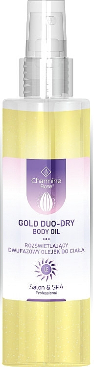 Dwufazowy olejek do ciała - Charmine Rose Gold Duo-Dry Body Oil — Zdjęcie N1