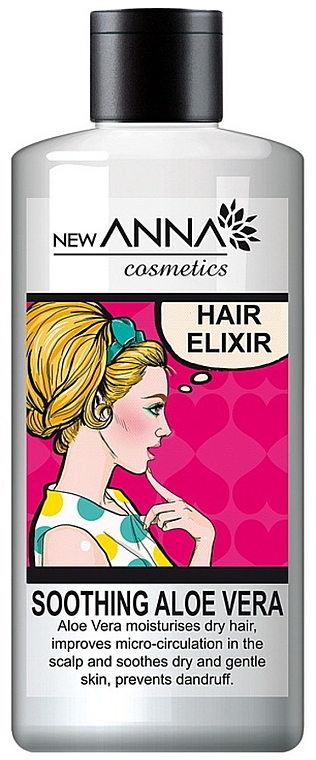 Kojący eliksir do włosów z aloesem - New Anna Cosmetics Hair Elixir Soothing Aloe Vera — Zdjęcie N1
