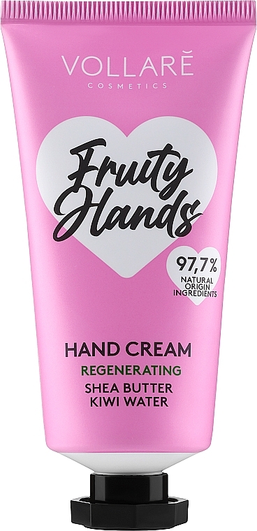 Krem do rąk, kiwi i masło shea - Vollare Vegan Fruity Hands Hand Cream