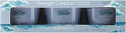 Zestaw świec zapachowych Ocean Air - Yankee Candle Ocean Air (candle/3x37g) — Zdjęcie N1