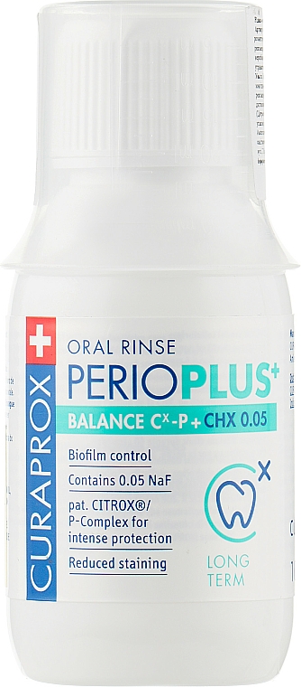 Płyn do płukania jamy ustnej, 0.05% chlorheksydyna - Curaprox Perio Plus+ — Zdjęcie N2