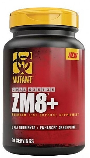 Multiwitaminy dla sportowców siłowych, kaspułki - Mutant Core Series ZM8+ — Zdjęcie N1