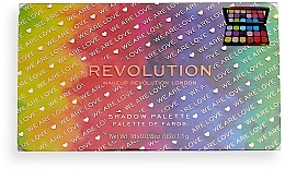 Paleta cieni do powiek - Makeup Revolution Forever Flawless Pride We Are Love Eyeshadow Palette — Zdjęcie N4