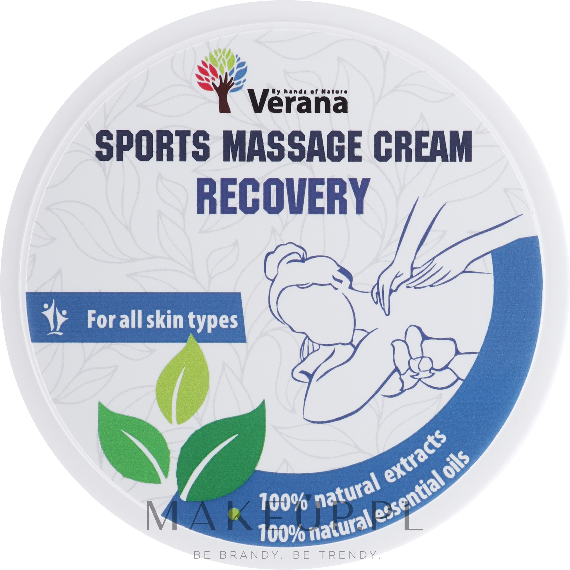 Krem do masażu sportowego Regeneracja - Verana Sports Massage Cream Recovery — Zdjęcie 200 g