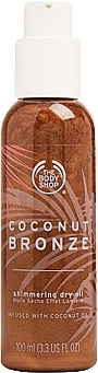 Brązujący spray do ciała - The Body Shop Coconut Bronze Shimmering Dry Oil  — Zdjęcie N1