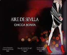 Kup Instituto Espanol Aire de Sevilla Chicca Bonita - Zestaw (edt/150ml + sh/gel/100ml + cr/100ml)
