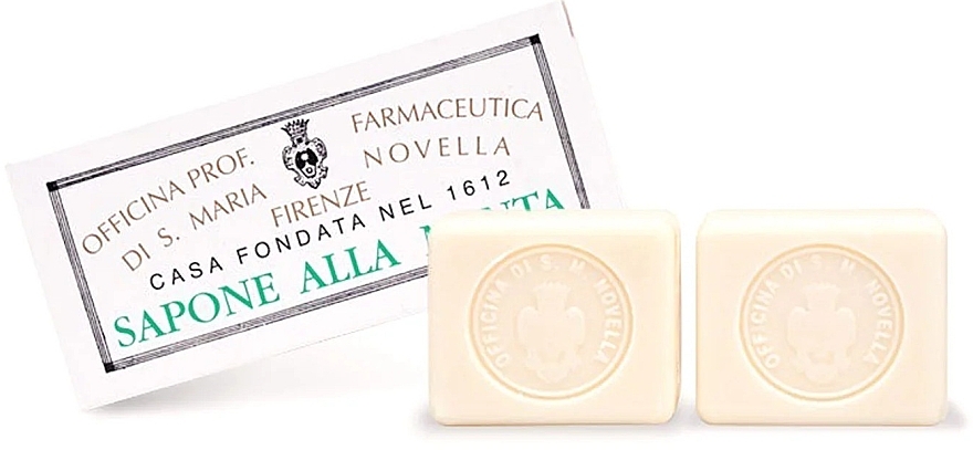 Zestaw - Santa Maria Novella Mint Soap Box (soap/2x50g) — Zdjęcie N1