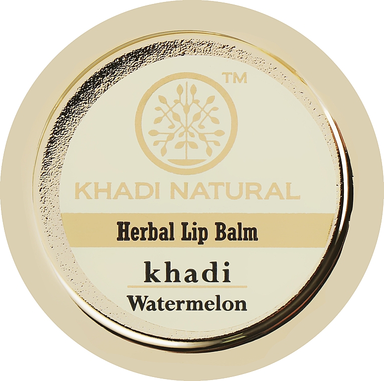 Naturalny ajurwedyjski balsam do ust Arbuz - Khadi Natural Ayurvedic Herbal Lip Balm Watermelon — Zdjęcie N1