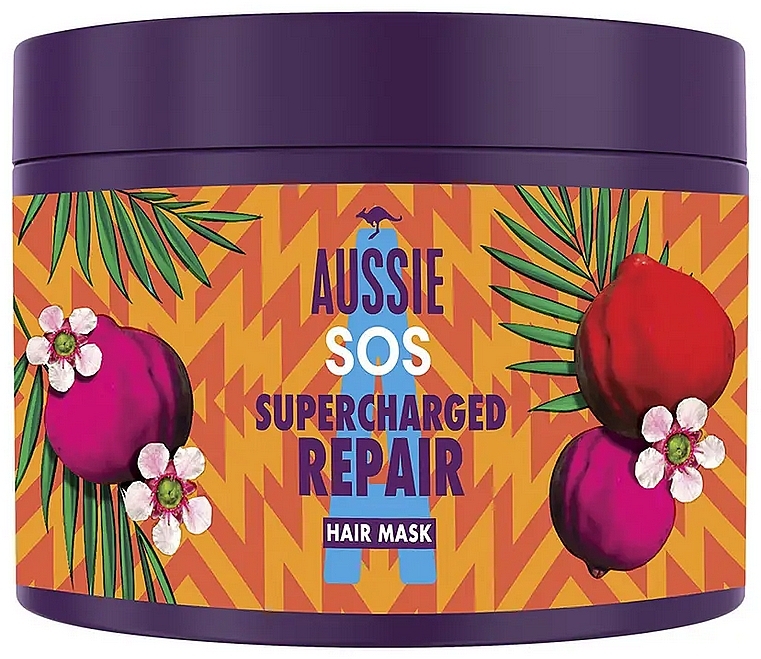 Odbudowująca maska do włosów - Aussie SOS Supercharged Repair Hair Mask — Zdjęcie N1