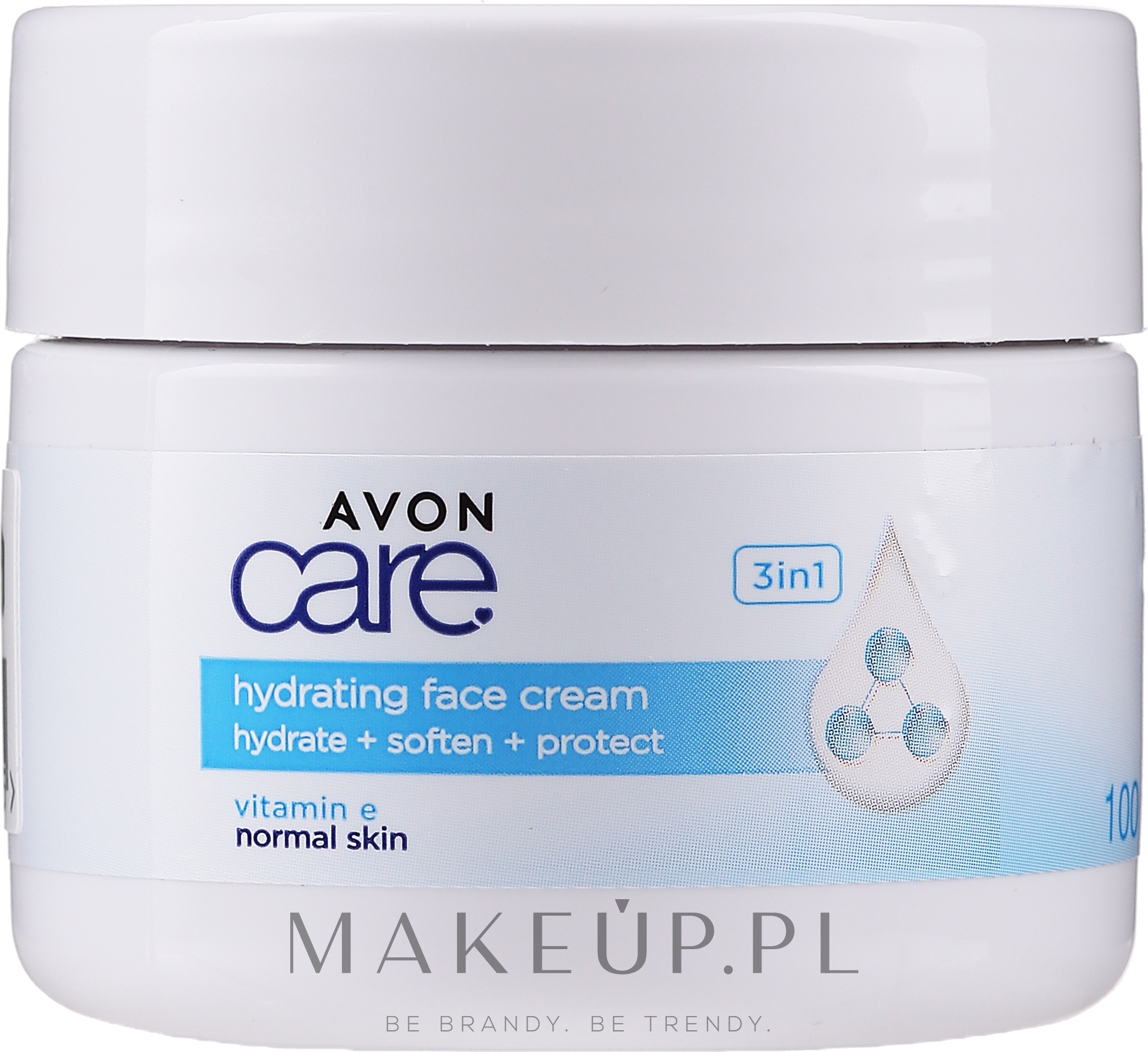Nawilżający krem ​​do twarzy - Avon Care Hydrating Face Cream 3 In 1 — Zdjęcie 100 ml