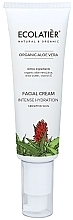 Krem do twarzy z kwasami AHA 5% - Ecolatier Organic Aloe Vera Cream — Zdjęcie N1