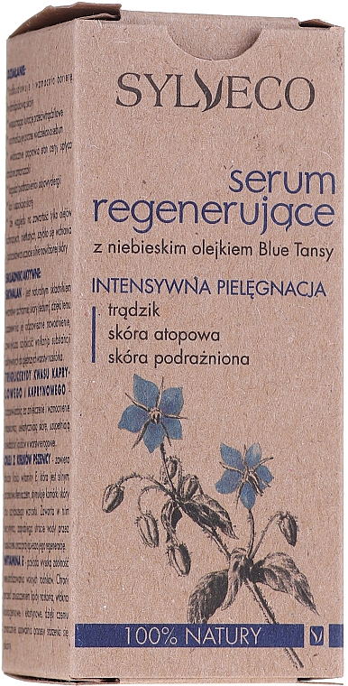 Serum regenerujące z niebieskim olejkiem Blue Tansy - Sylveco Blue Tansy Regenerating Serum — Zdjęcie N1