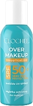 Mgiełka ochronna na makijaż - Clochee Over Makeup Invisible UV Spray SPF50+ — Zdjęcie N1