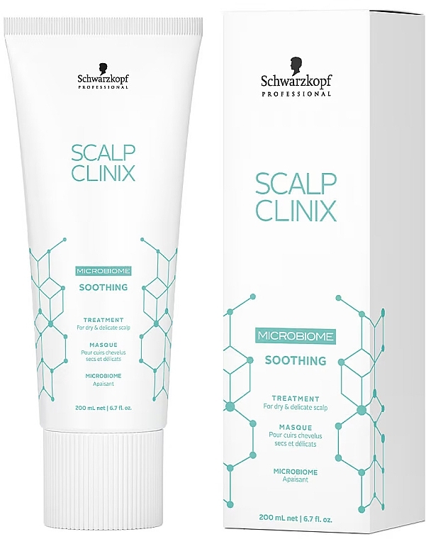 Maska łagodząca skórę głowy - Schwarzkopf Professional Scalp Clinix Soothing Treatment — Zdjęcie N3