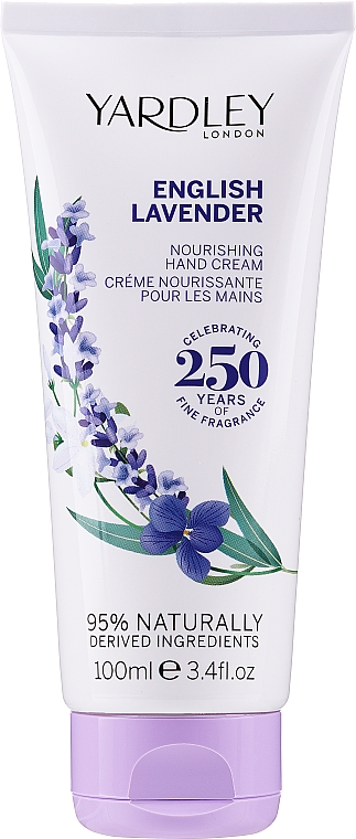 Odżywczy krem do rąk - Yardley English Lavender Nourishing Hand Cream — Zdjęcie N1