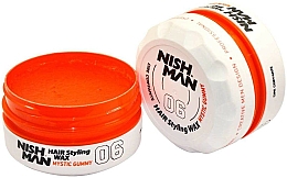 Wosk do stylizacji włosów - Nishman Hair Styling Wax 06 Mystic Gummy — Zdjęcie N2