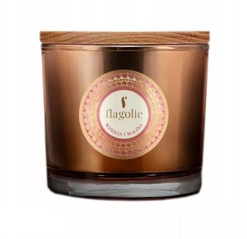 Świeca zapachowa w szkle Wanilia i malina - Flagolie Fragranced Candle Vanilla And Raspberry — Zdjęcie N1