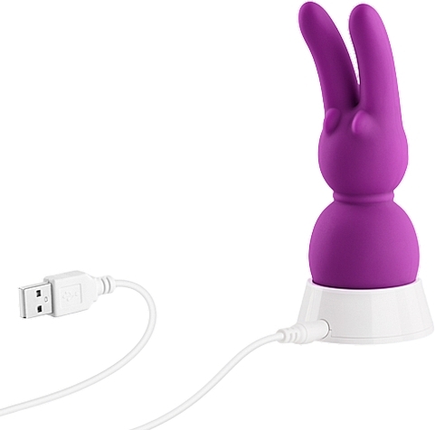 Wibrator w kształcie królika, fioletowy - Femme Funn Stubby 2 Massager  — Zdjęcie N3