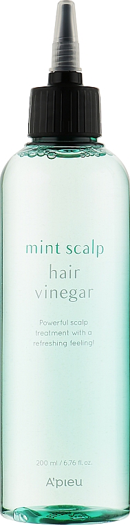 Miętowy ocet do skóry głowy - A'pieu Mint Scalp Hair Vinegar — Zdjęcie N1