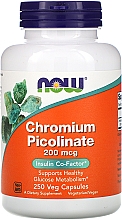 Kup Pikolinian chromu Kofaktor insuliny - Now Foods Chromium Picolinate 200 mg