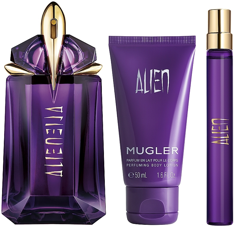 Mugler Alien - Zestaw (edp 60 ml + edp 10 ml + b/lot 50 ml) — Zdjęcie N2