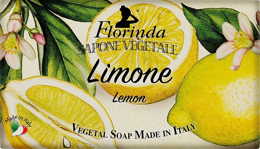 Naturalne mydło w kostce Cytryna - Florinda Lemon Natural Soap — Zdjęcie N2