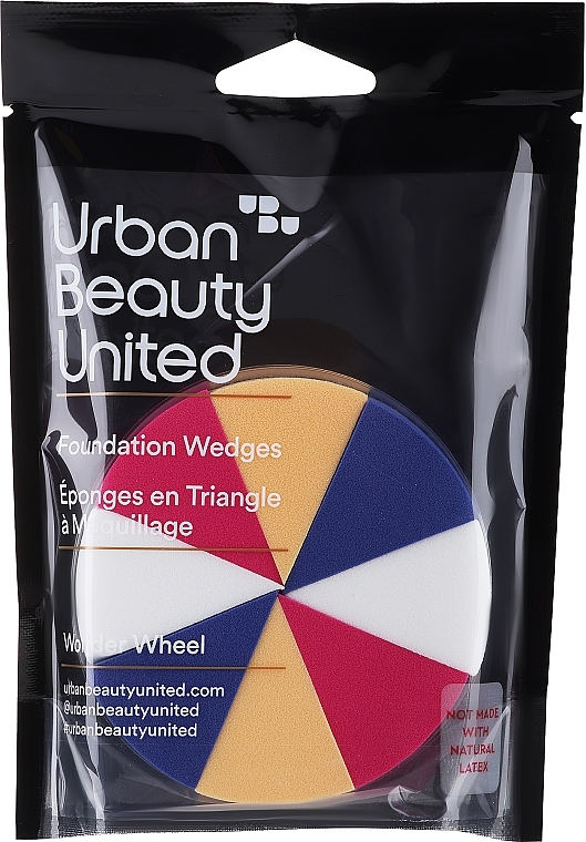Gąbki do makijażu w kształcie klina - UBU Wonder Wheel Foundation Sponge Circle — Zdjęcie N1