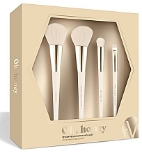 Kup Zestaw pędzli do makijażu, 4 szt. - Inter-Vion Oh Honey Makeup Brush 