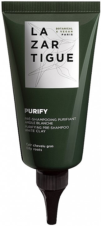 PRZECENA! Oczyszczający antybakteryjny wstępny szampon - Lazartigue Purify Purifying Pre-Shampoo White Clay * — Zdjęcie N1