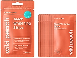 Wybielające paski do zębów Brzoskwinia - SwissWhite Smilepen Pop Wild Peach Teeth Whitening Strips — Zdjęcie N2