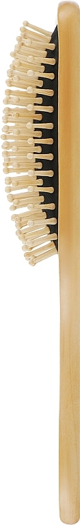 Szczotka do masażu z drewnianą rączką i drewnianymi zębami - Vero Professional