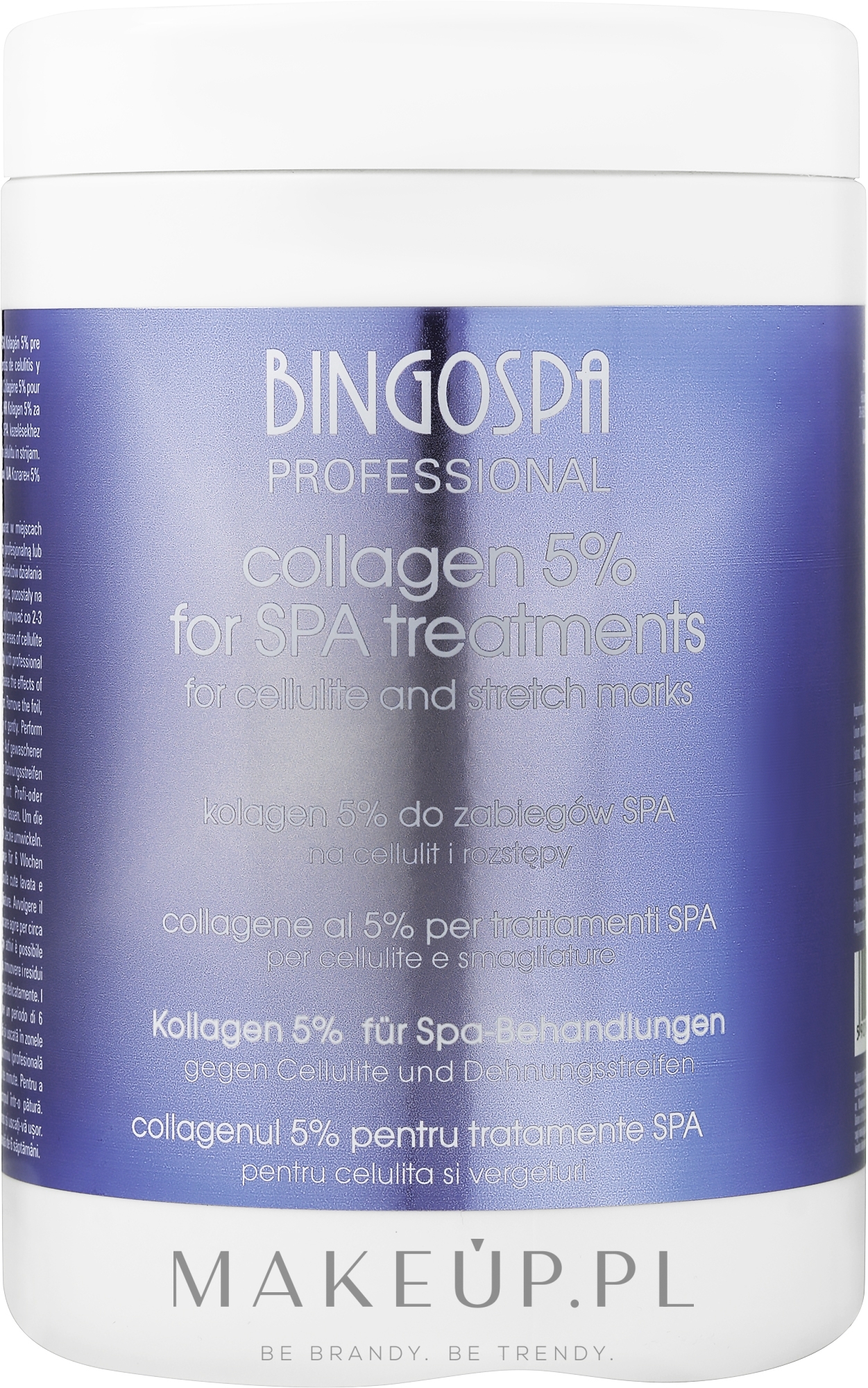 Kolagen 5% do zabiegów spa na cellulit i rozstępy - BingoSpa Collagen Wraps For Cellulite And Stretch Marks — Zdjęcie 1000 g