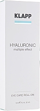 Kup Hialuronowy żel do powiek - Klapp Hyaluronic Eye Roll-On