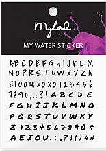 Kup PRZECENA! Naklejki na paznokcie z literkami i cyframi - MylaQ My Alphabet Sticker *