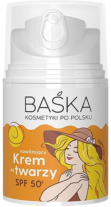 Nawilżający krem do twarzy SPF 50 - Baska — Zdjęcie N1