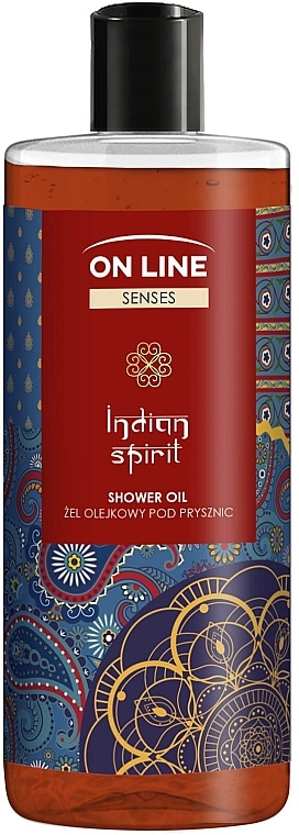 Olejek pod prysznic - On Line Senses Indian Spirit Shower Oil — Zdjęcie N1