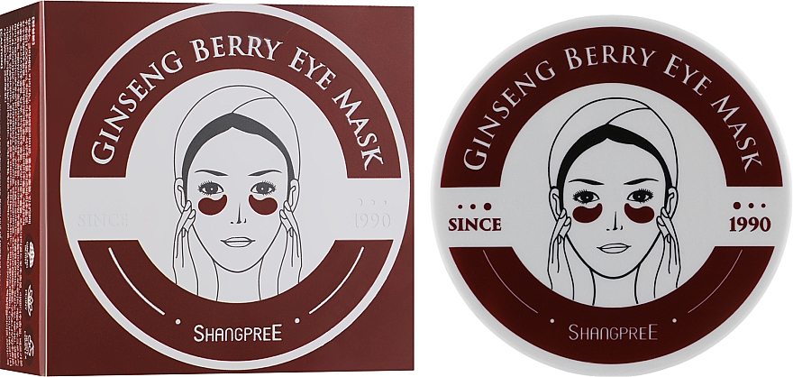 Żelowe płatki pod oczy z żeń-szeniem - Shangpree Ginseng Berry Eye Mask — Zdjęcie N4